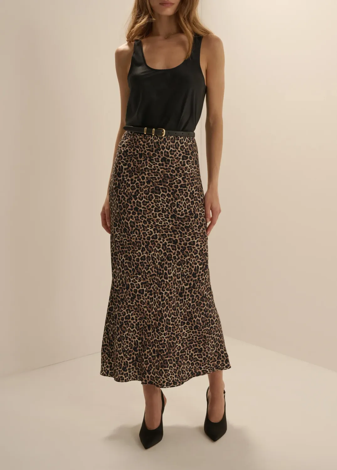 THE FAVORITE SKIRT, Color: LEOPARD, SIZE: XS