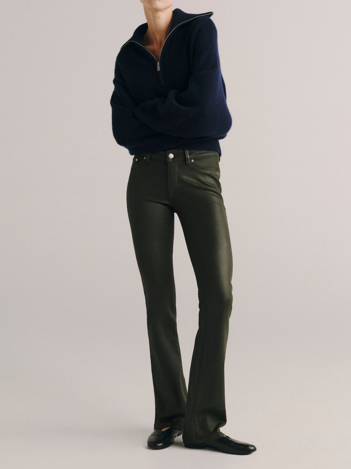 MILANO SLIM INSTASCULPT BOOT, Color: DARK PINE COATED, SIZE: 23
