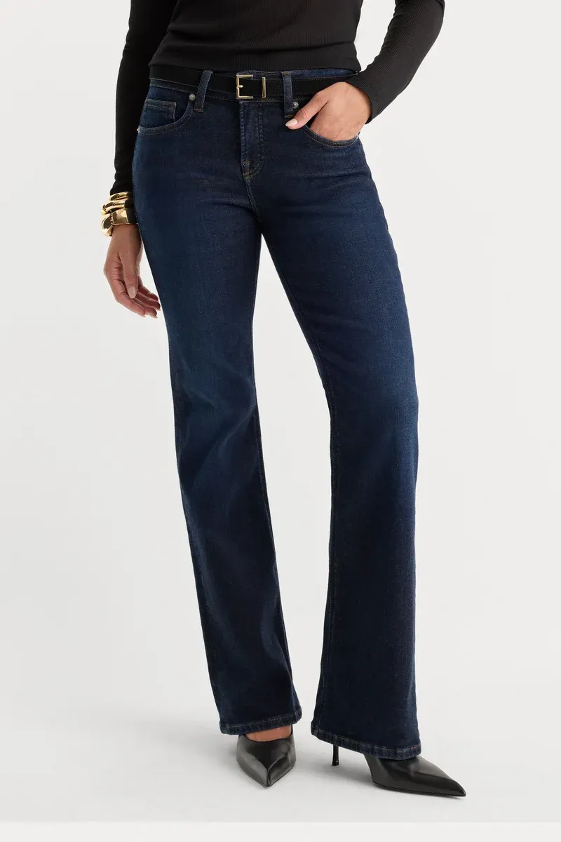SOFT TECH GOOD LOW RISE BOOTCUT JEANS, Color: INDIGO, SIZE: 00