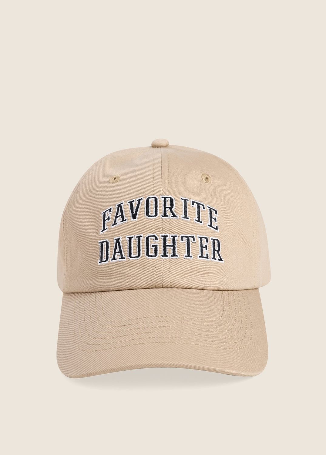 COLLEGIATE LOGO BASEBALL CAP, Color: OATMEAL, SIZE: OS