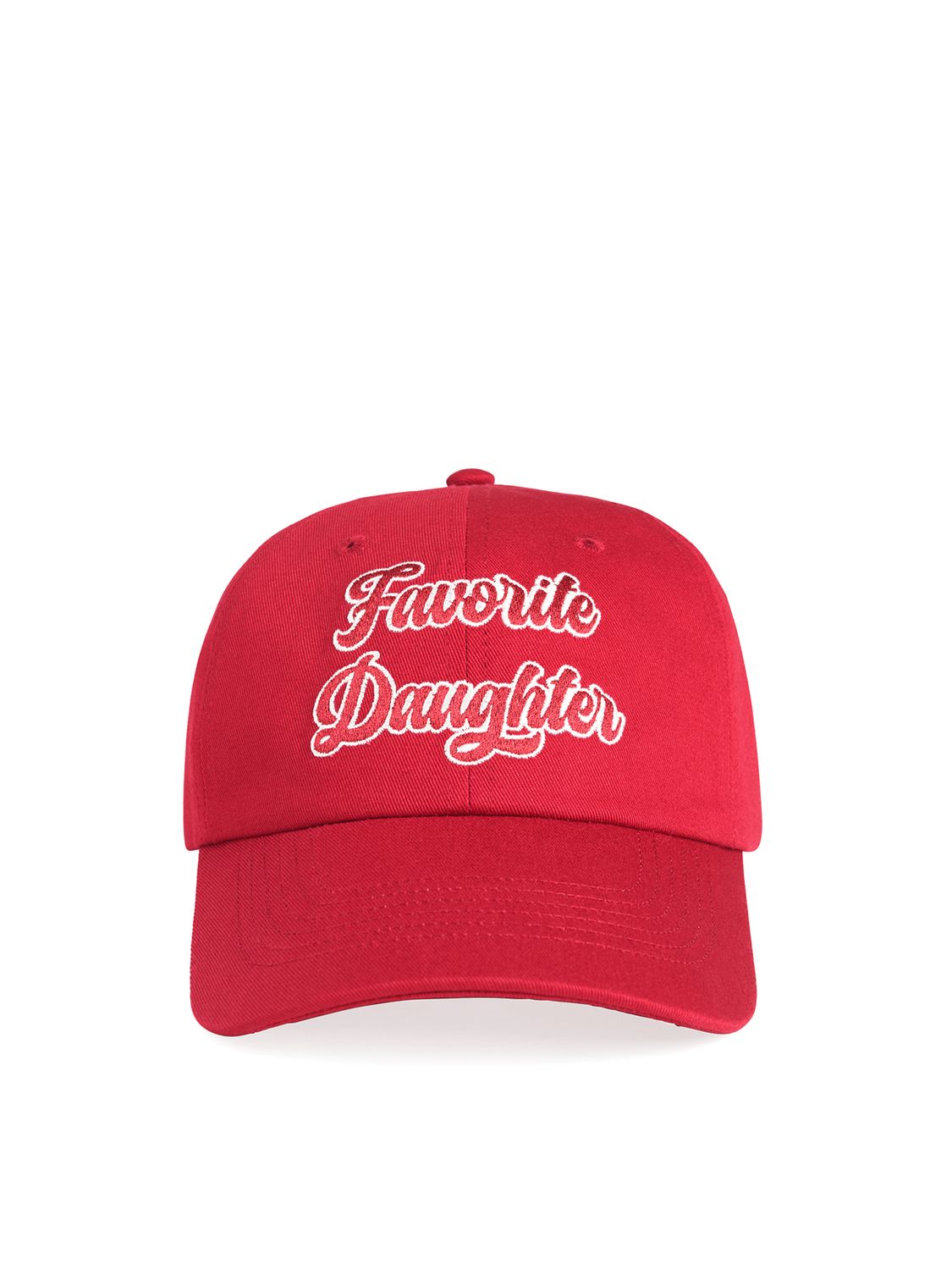 THE SCRIPT LOGO BASEBALL CAP, Color: BRICK RED, SIZE: OS