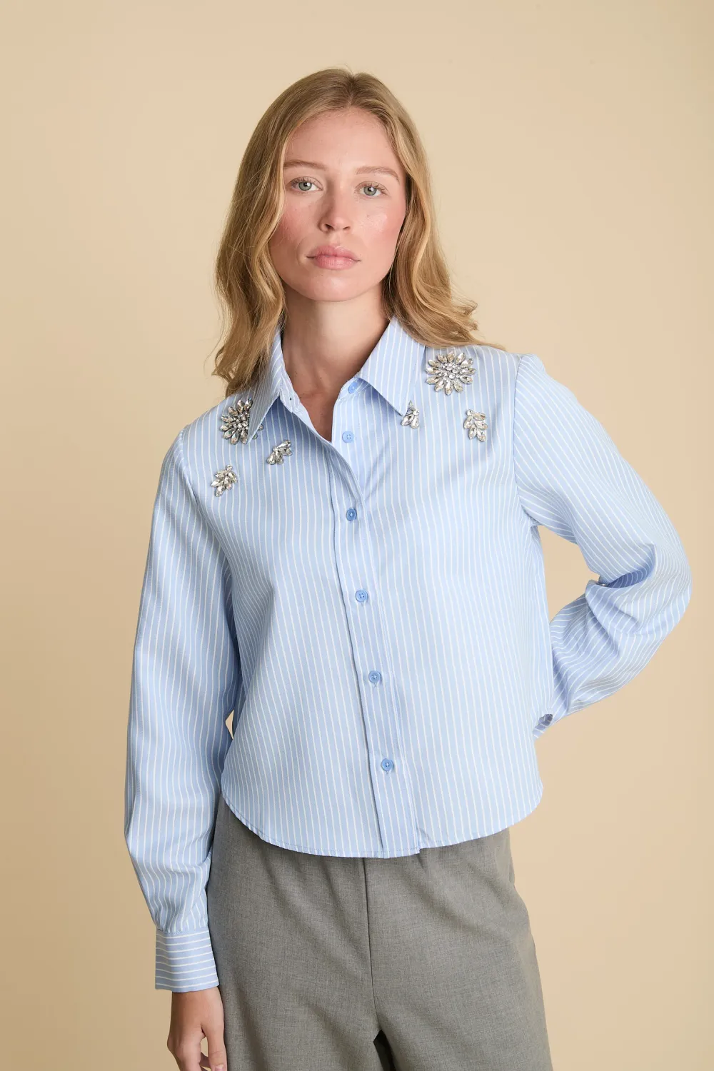 STERLING SHIRT, Color: HARBOR STRIPE, SIZE: XS