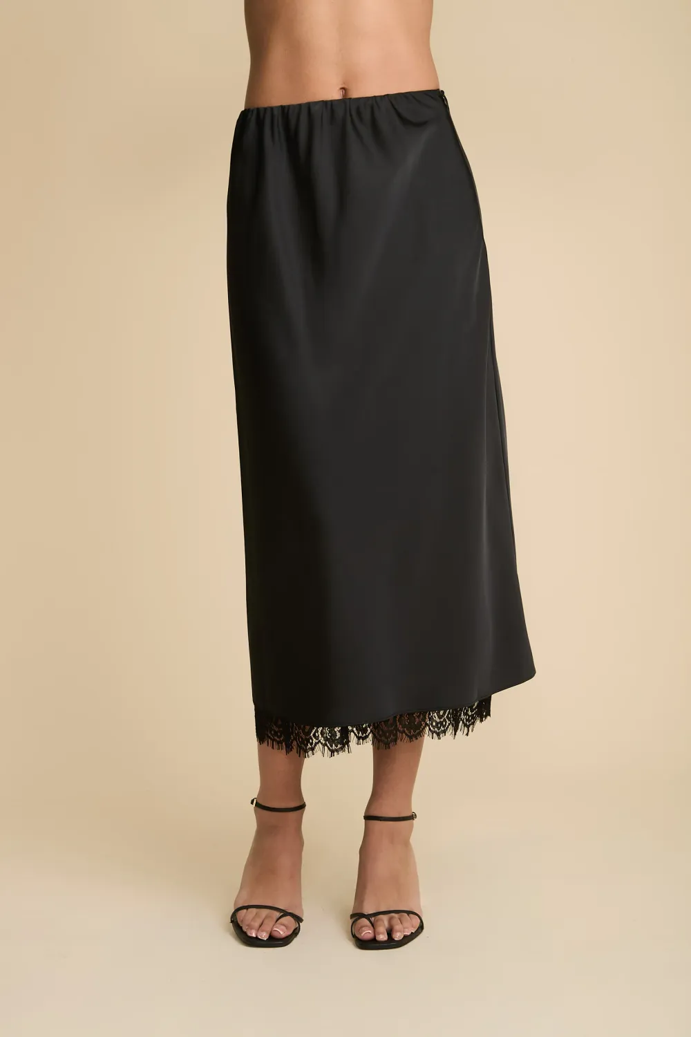 BENNET SKIRT, Color: BLACK, SIZE: XS