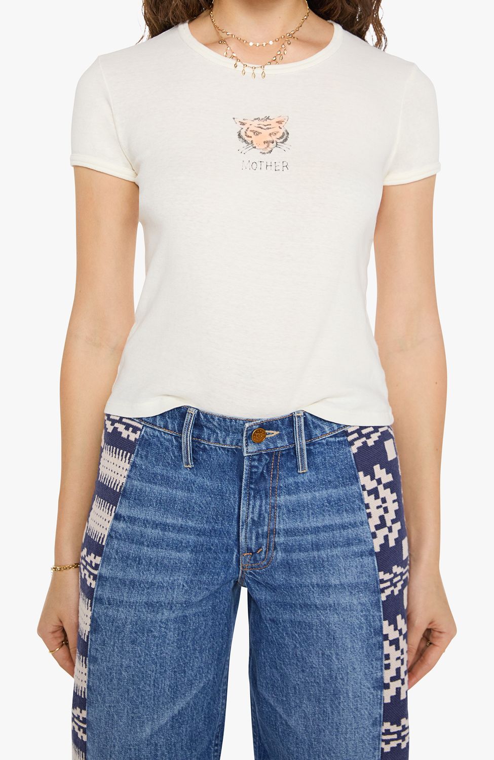 THE ITTY BITTY RINGER, Color: LIL TIGER, SIZE: XS