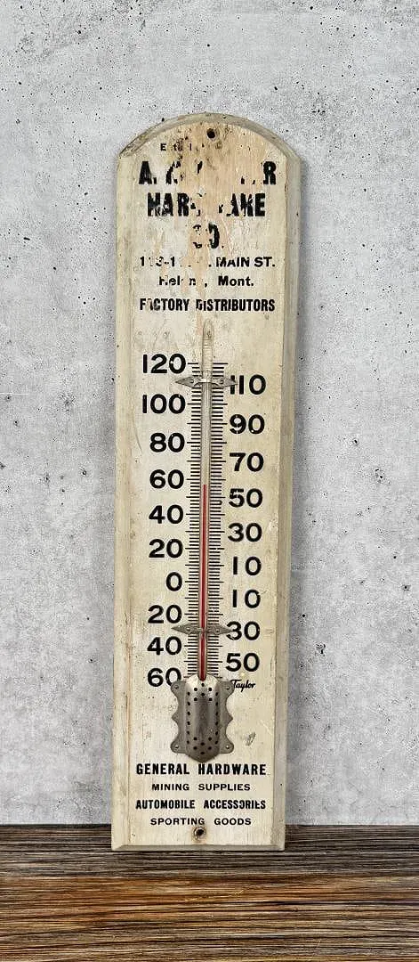 Holter Hardware Co Helena Montana Thermometer
