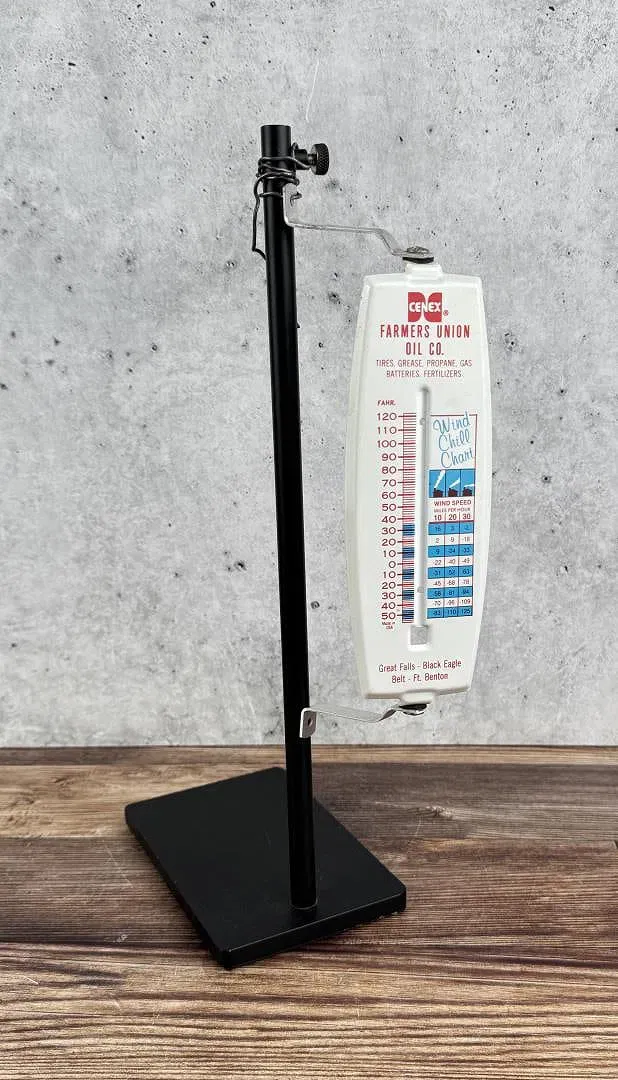 Farmers Union Oil Thermometer Montana