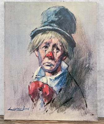 Leighton Jones Clown Giclee
