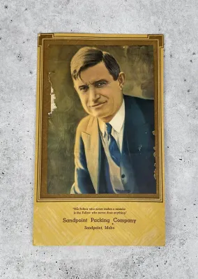1940 Sandpoint Idaho Will Rogers Calendar