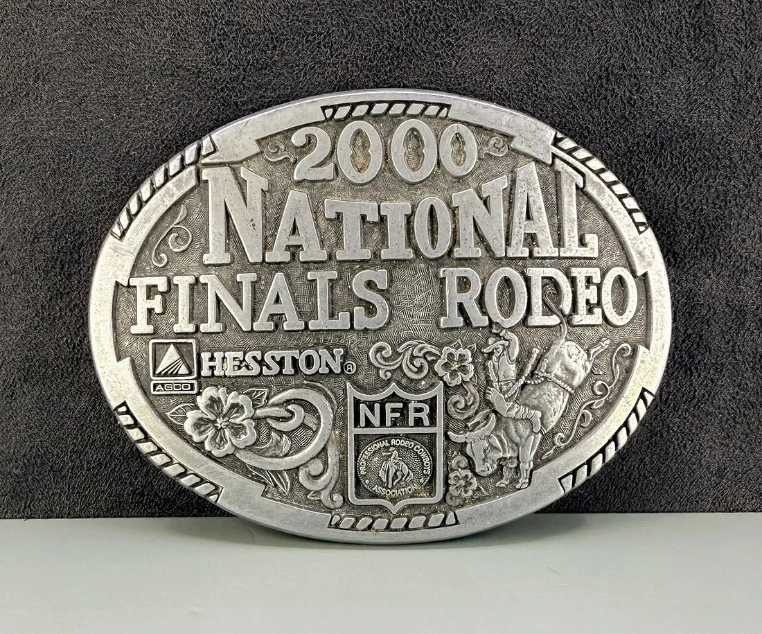 Montana Silversmiths Hesston Rodeo Belt Buckle