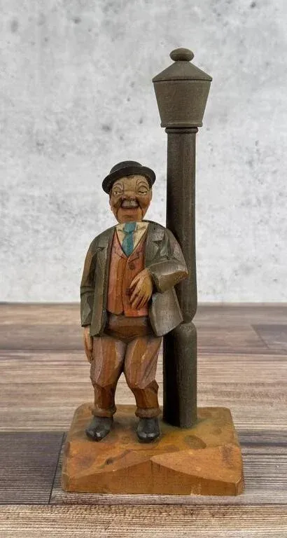 ANRI Ranchouse Carved Drunken Man Bottle Opener