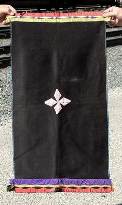 Osage Indian Ribbonwork Blanket Breech Cloth