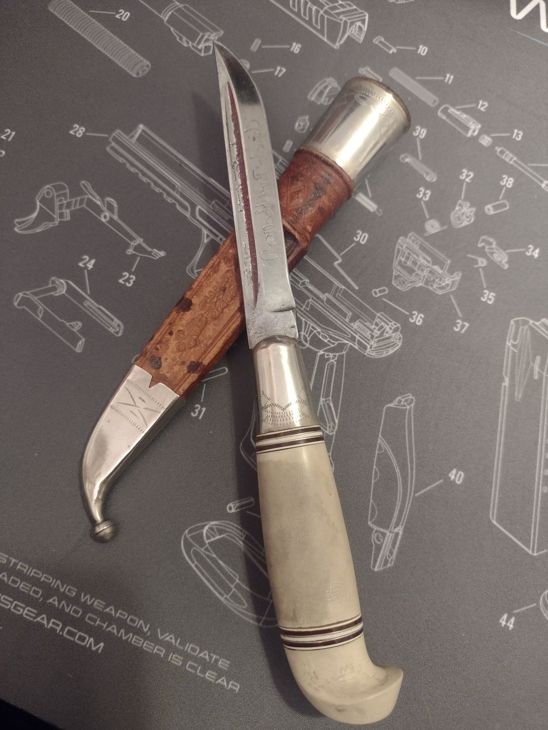 A. Partti Duluth Minnesota Finnish Puukko Knife