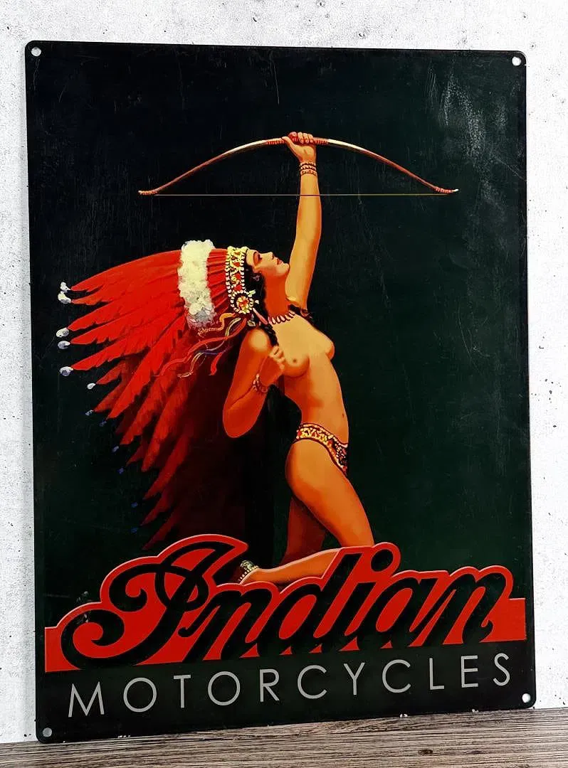 Indian Motorcycles Tin Sign