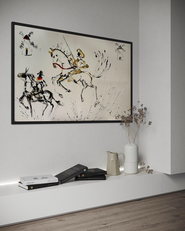 Don Quijote en Trazos
