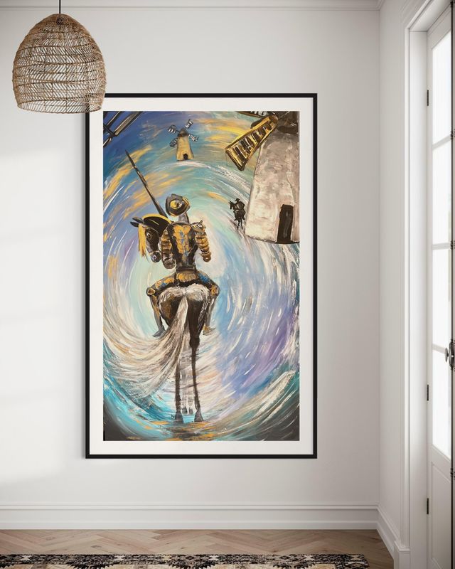 Don Quijote entre Cielo y Camino