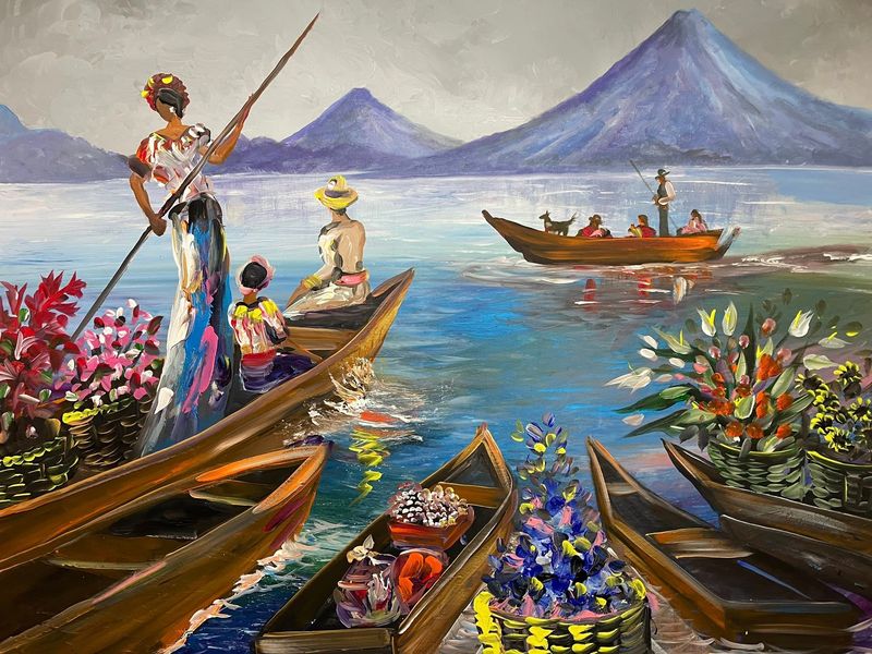 Viajando entre flores y volcanes