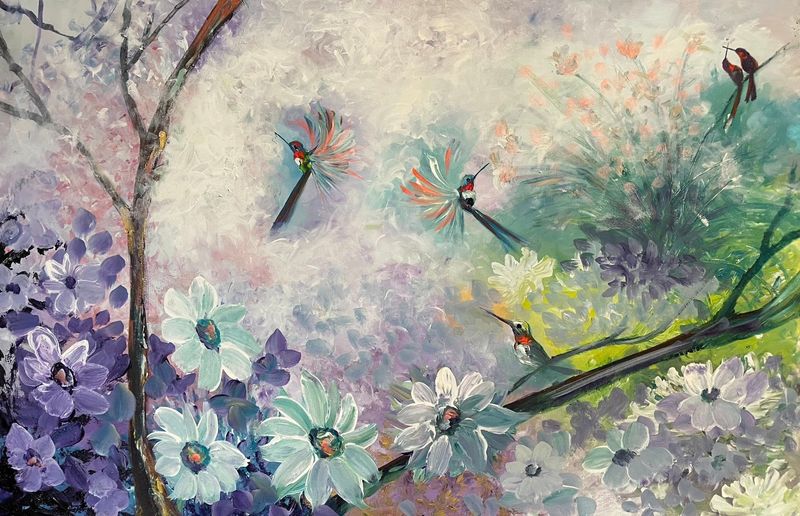 ​​Jardín de Bruma Lila