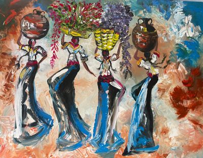Las hermanas: camino a la plaza