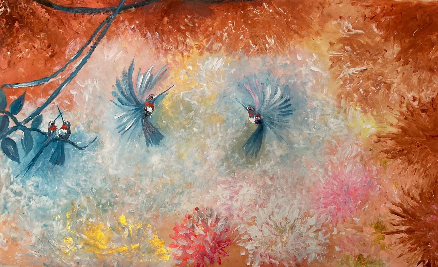 Colibrís en el Resplandor