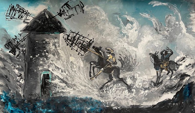 Don Quijote ante la Tormenta