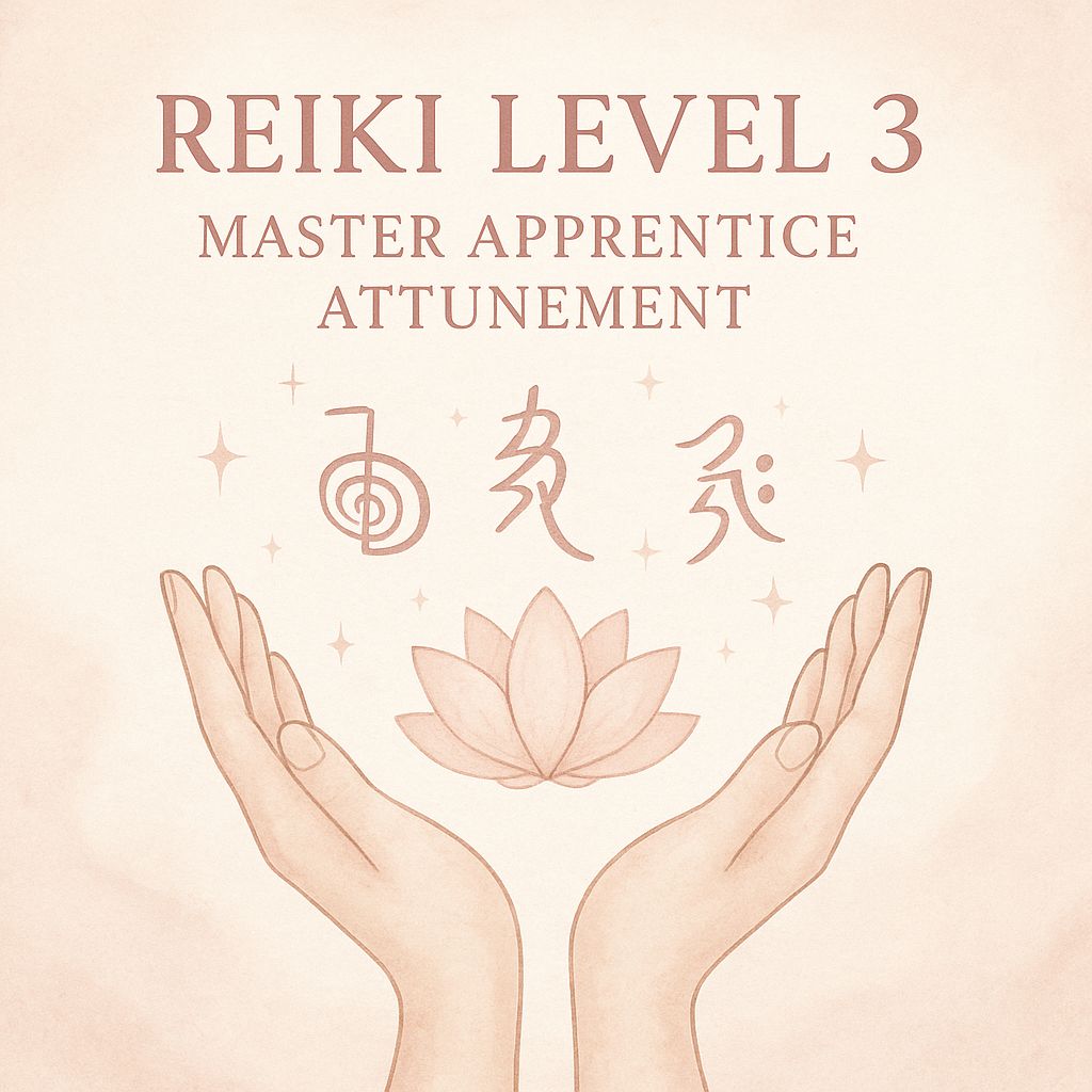 Reiki level 3  Master Apprentice attunement