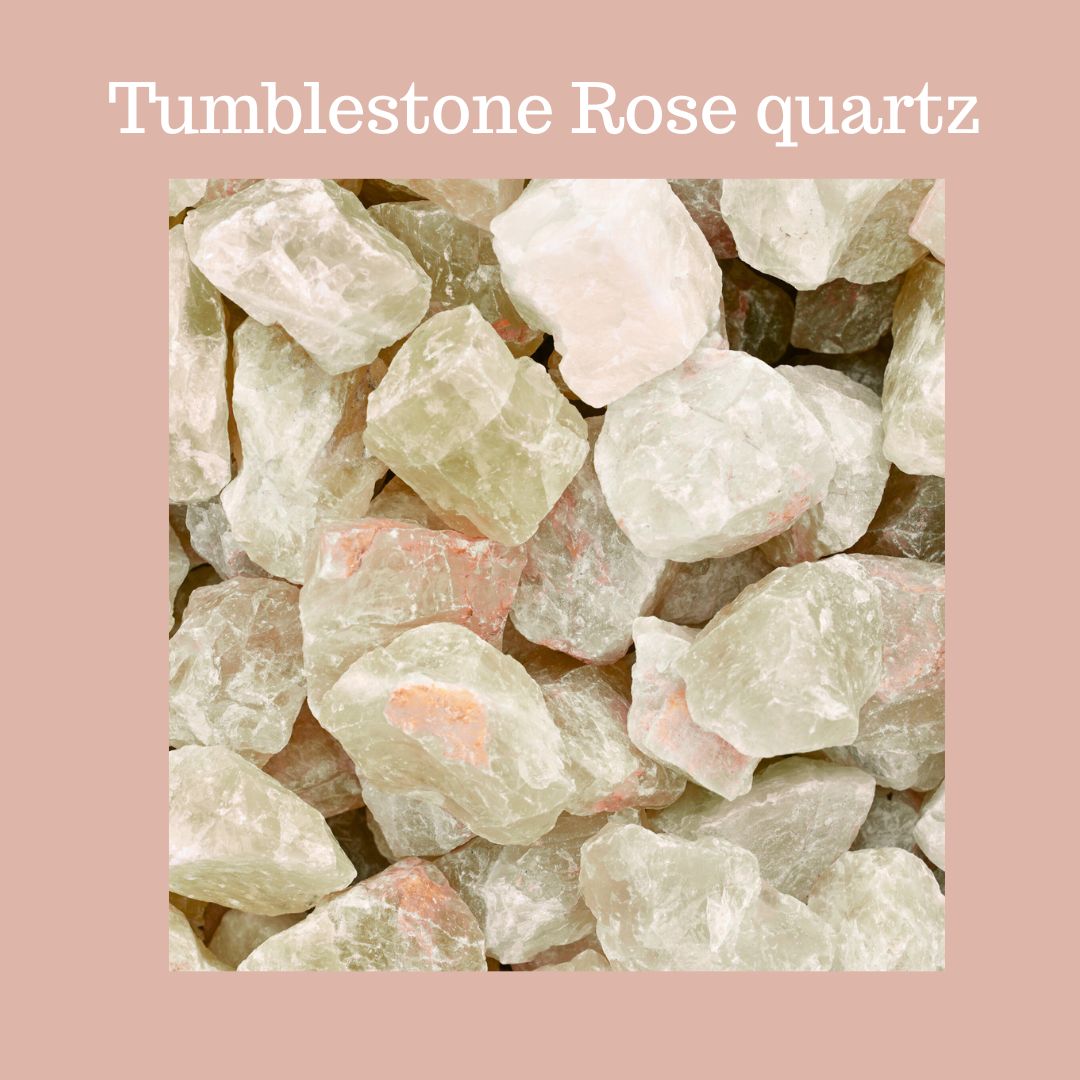 Tumble stone rose quartz