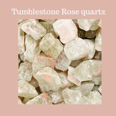 Tumble stone rose quartz