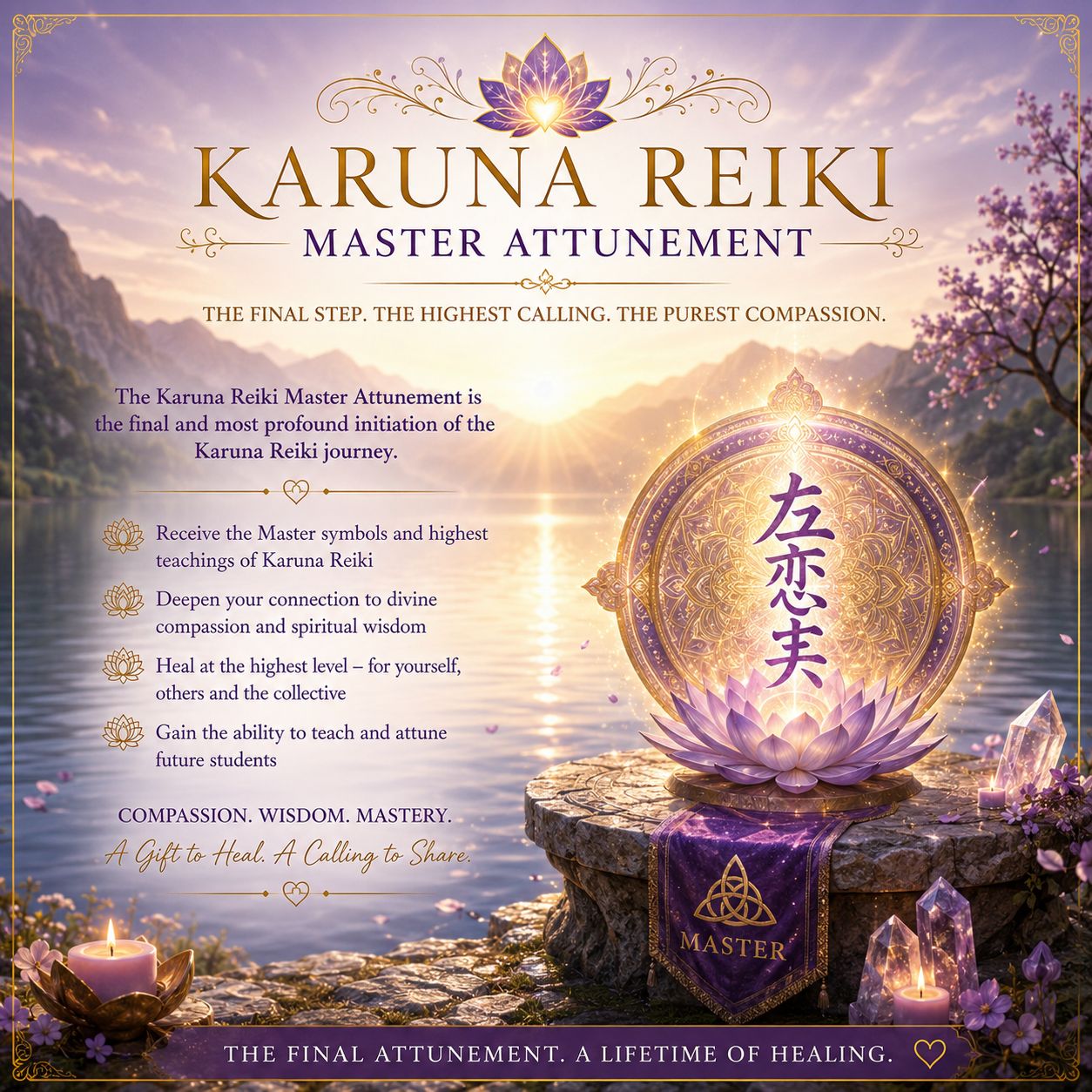 Karuna Master attunement Karuna Master attunement