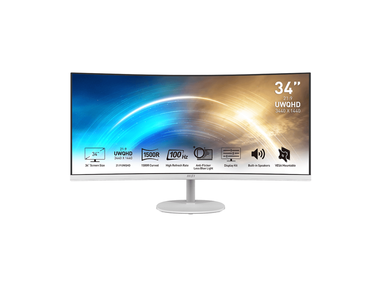 MSI Pro MP341CQW 34&quot; UWQHD 3440 x 1440 (2K)