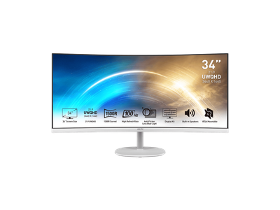 MSI Pro MP341CQW 34&quot; UWQHD 3440 x 1440 (2K)