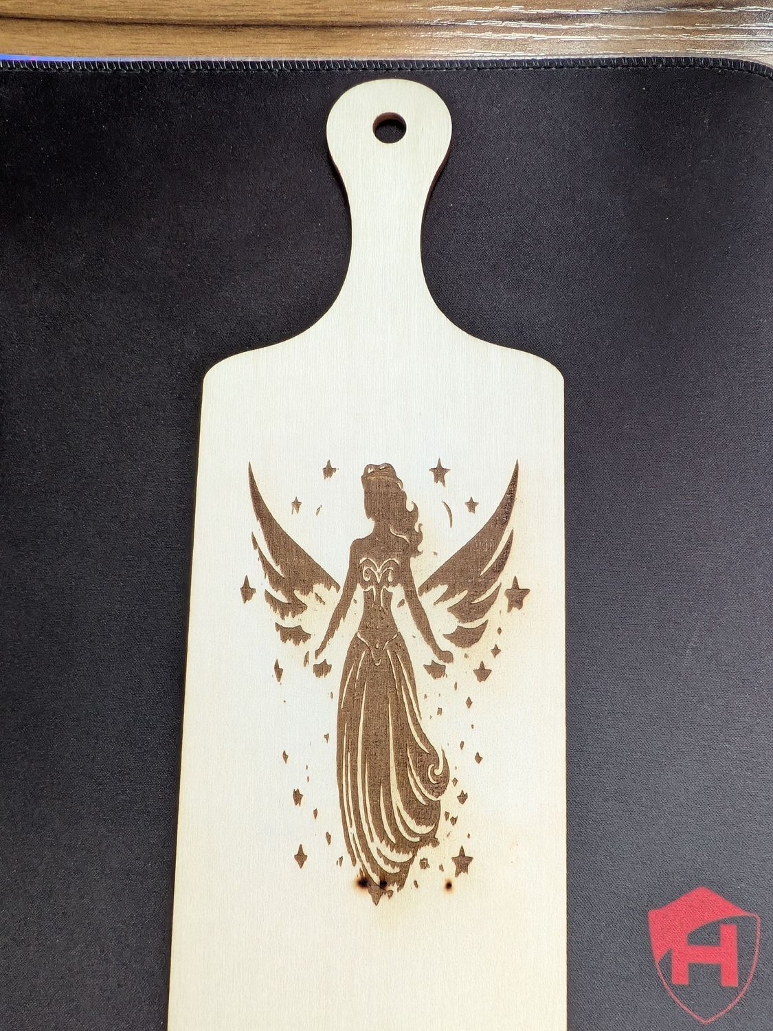 Planches d&#39;art en bois avec dessin laser
