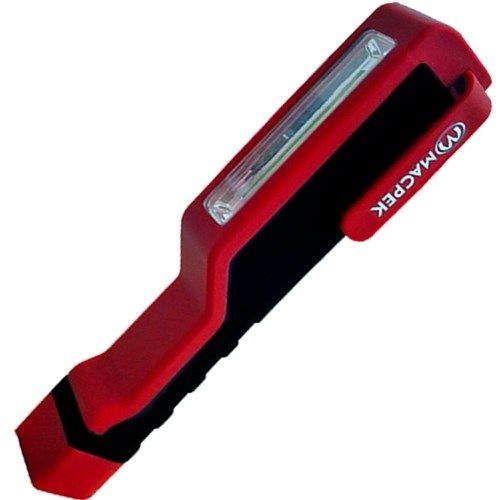 LAMPE DE POCHE MACPEK DEL 6&quot; 140LM ROUGE &quot;AAA&quot;