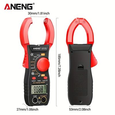 ANENG ST170 Multimètre numérique à pince 500A Courant alternatif