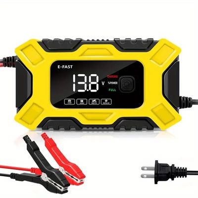 Chargeur de batterie de voiture numérique 6A 12V