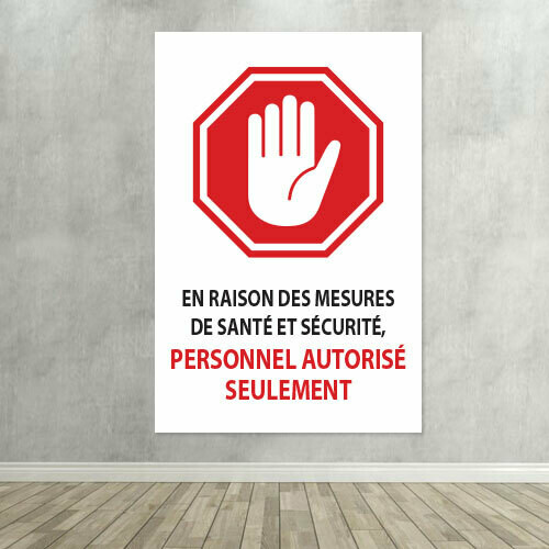 AFFICHE/PANCARTE AUTORISATION