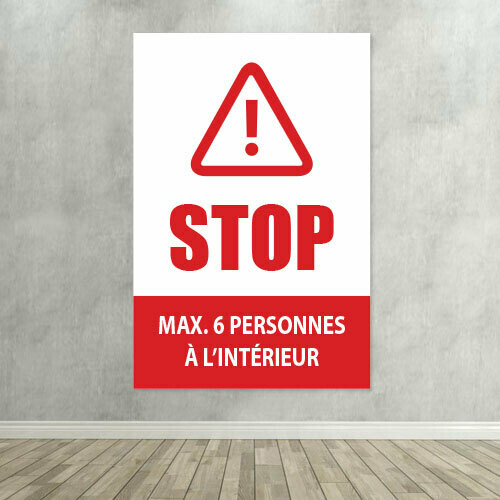 AFFICHE/PANCARTE STOP