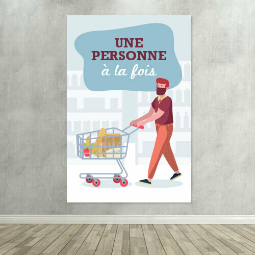 AFFICHE/PANCARTE UNE PERSONNE