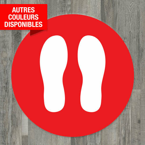 AUTOCOLLANT 2 PIEDS