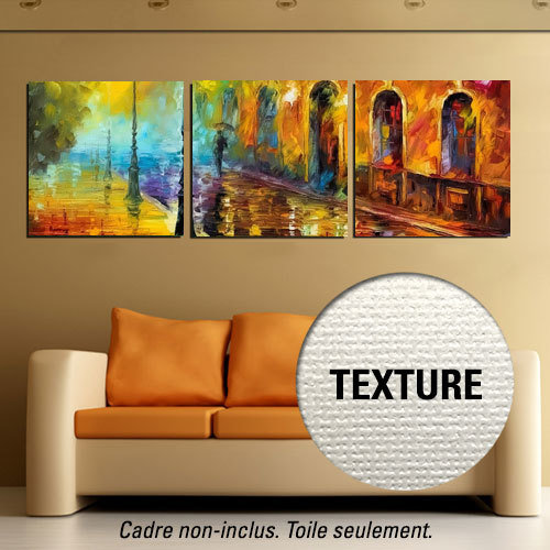 toile utilisée comparable à celle d’une toile d’artiste peintre