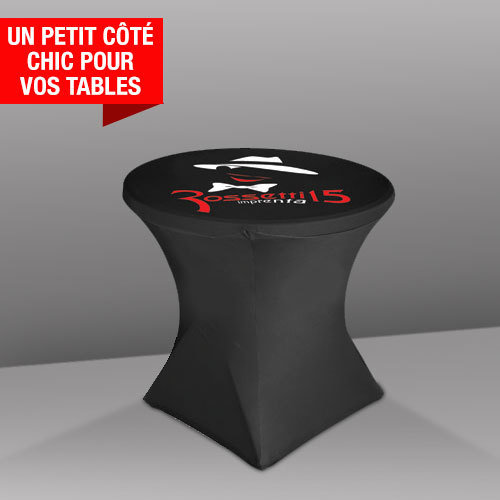 RECOUVREMENT DE TABLE COCKTAIL