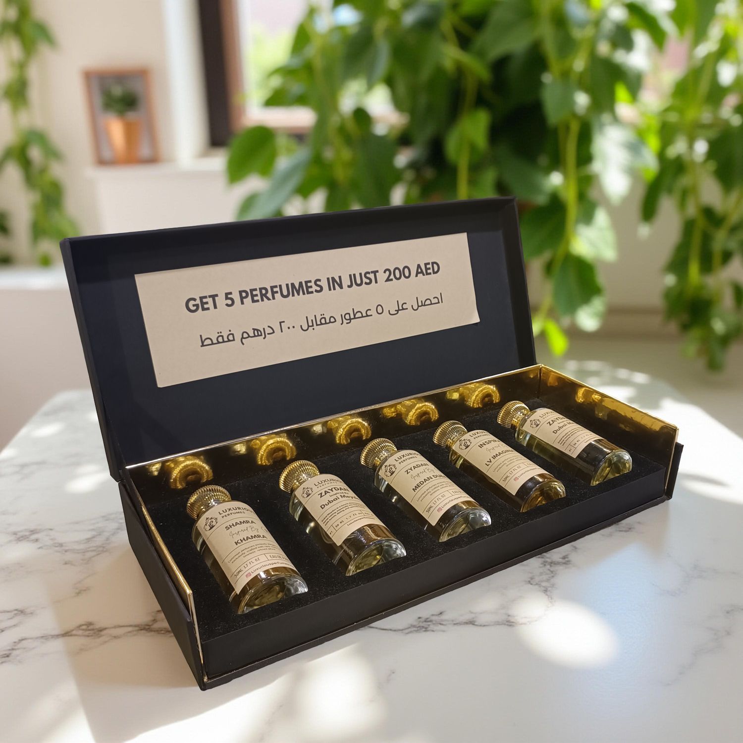 Box of 5 Special Perfumes Of Your Choice 50 ML Each