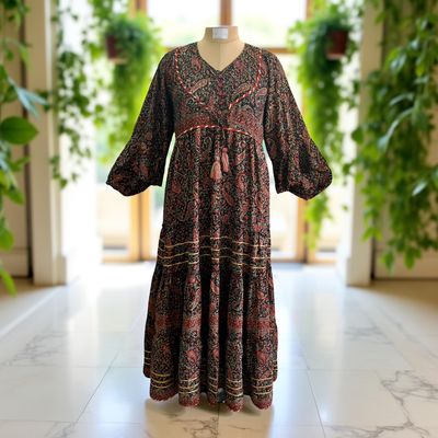 Adeeba Silk Crystal Dress 350 AED