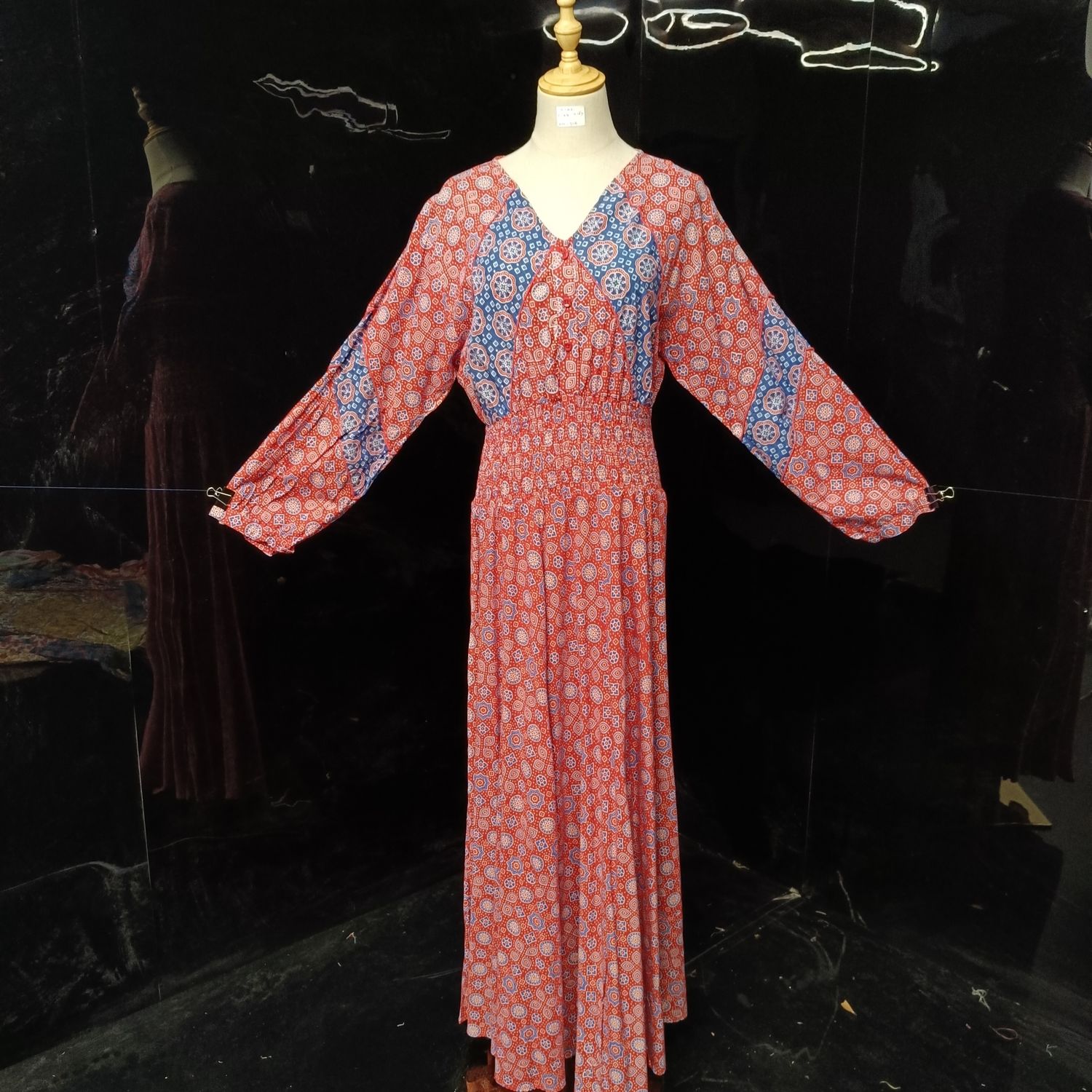 L/XL Mawiya Cotton Dress 57" Long sleeve Jalabiya