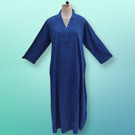 12-13 Year Teena Crystal Cotton Dress 49" Long Jalabiya