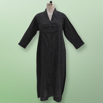 12-13 Year Teena Crystal Cotton Dress 49" Long Jalabiya