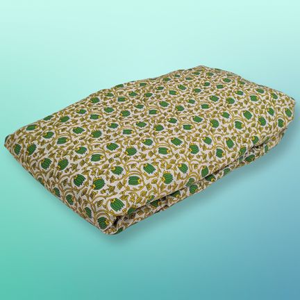 4 Meter Cotton Hand Printed Fabric