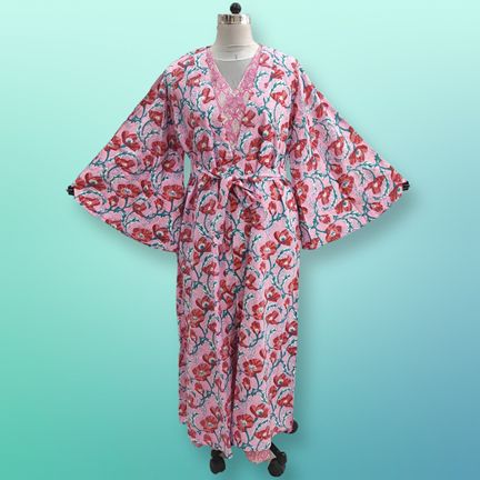 Free size Cotton Abaya length 56” Long