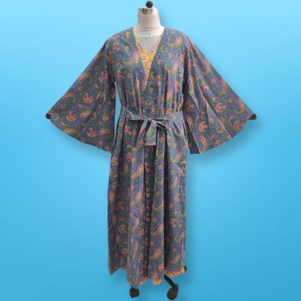 Free size Cotton Abaya length 56” Long