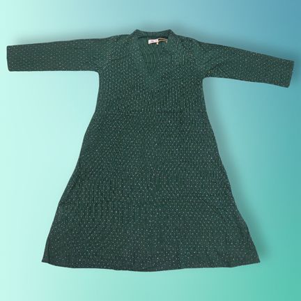 4-5 Year Teena Crystal Cotton Dress 33" Long Jalabiya