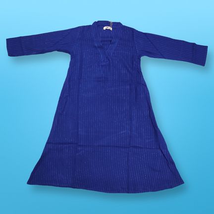 4-5 Year Teena Printed Rayon Girls Dress 33" Long Jalabiya